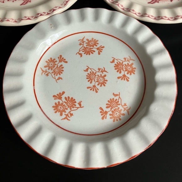 Vintage ARABIA Mini Saucers Mix Designs Set of 6 Made in Finland - Picture 2 of 5